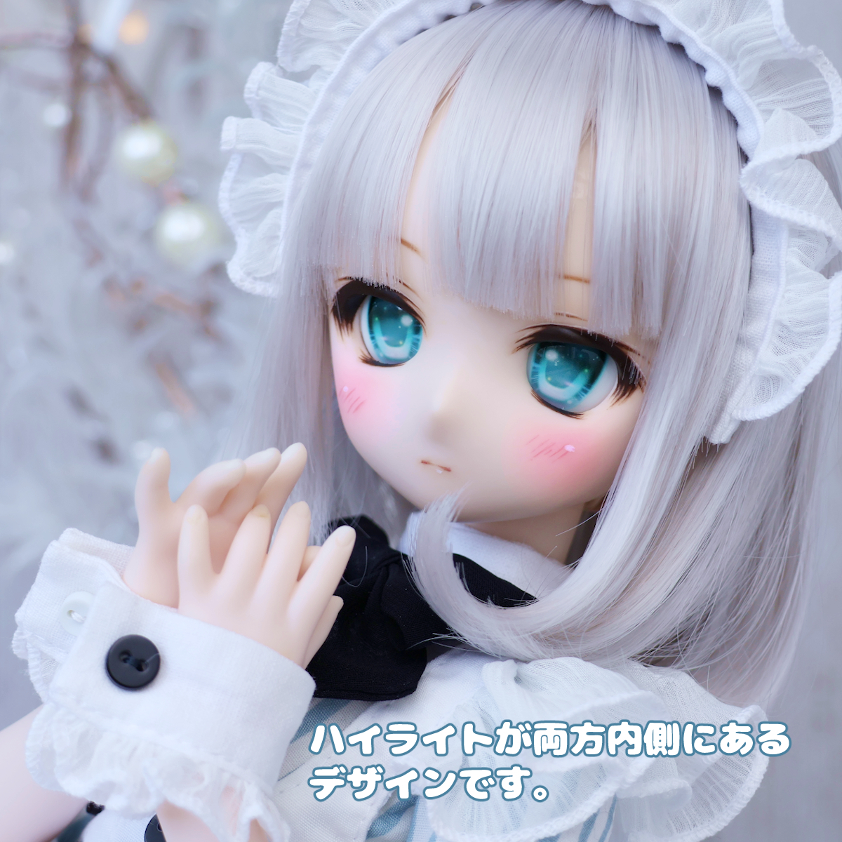 新作　デカールアイ【Type01　イエロー　C品　難あり】22mm相当 Lotta mimi_画像6