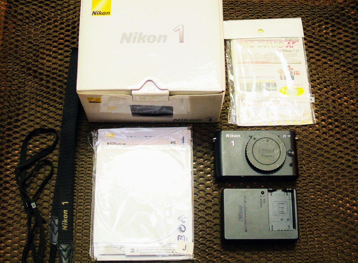 動作品 訳あり NIKON J1 ボディ ミラーレス_画像7