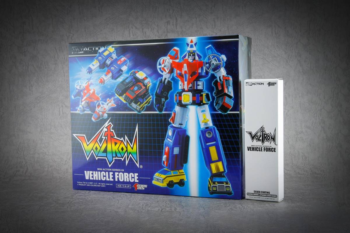 ミニアクションシリーズ Mini Action Series 06 機甲艦隊ダイラガーXV Voltron Vehicle Force 可動フィギュア (ボーナスアクセサリー付き)_画像1