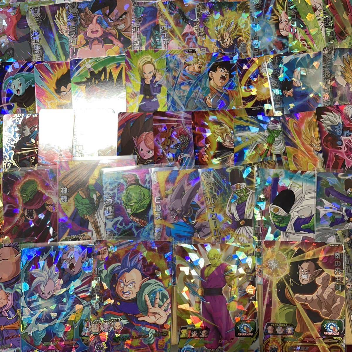 1000円〜 y26 大量ドラゴンボールヒーローズカードまとめ売 星3スーパー 星4アルティメットレアのみ約200枚 悟空ブルマブロリーベジータ等_画像3