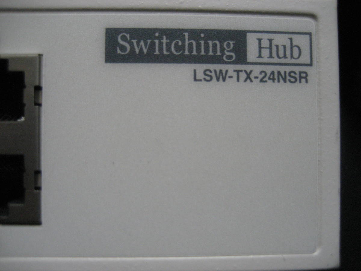 BUFFALO バッファロー　スイッチングハブ　Switching Hub/LSW-TX-24NSR　中古_画像3