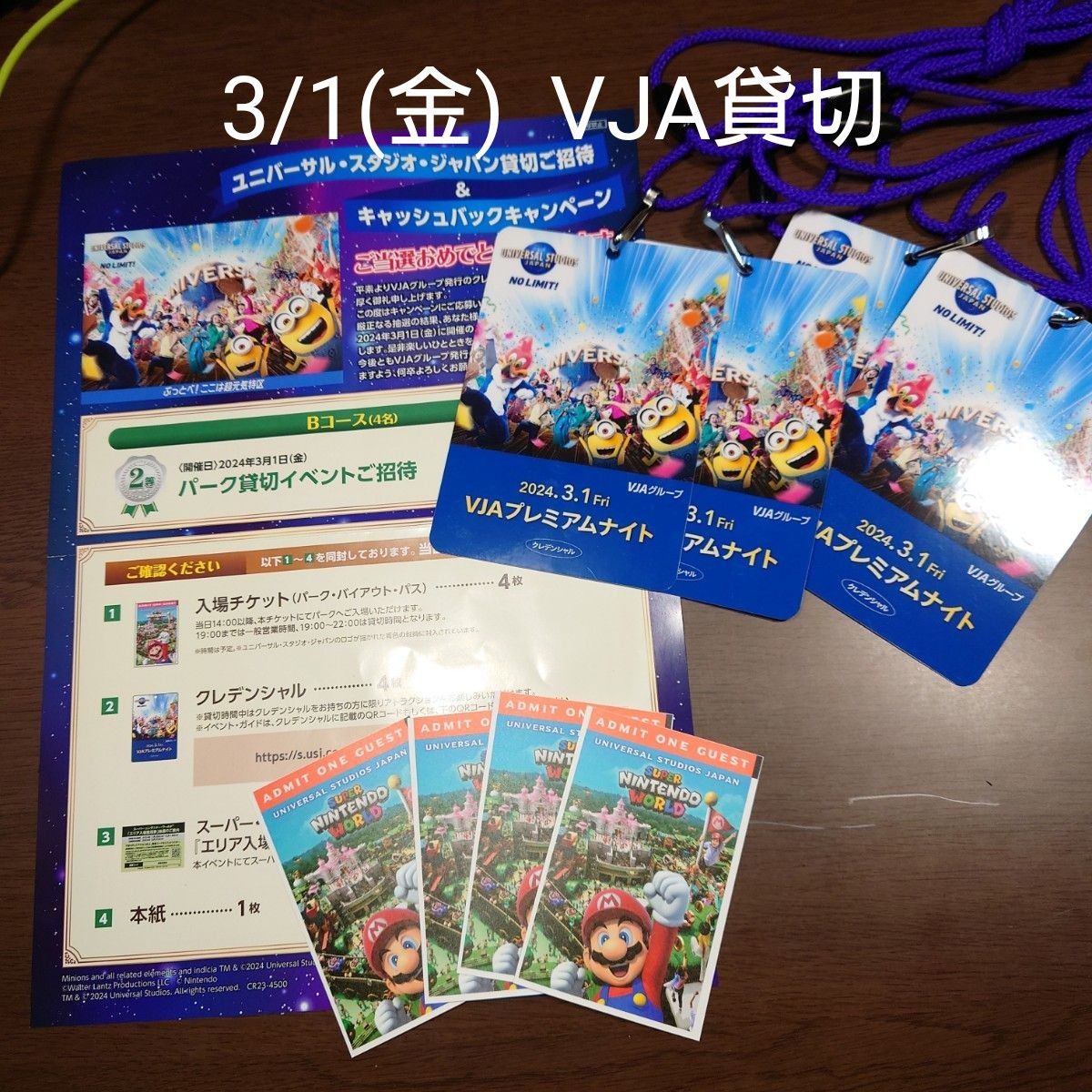 出品2/24迄】ユニバーサル・スタジオ・ジャパン USJ 貸切 出品2/24迄】ユニバーサル・スタジオ・ジャパン USJ 貸切