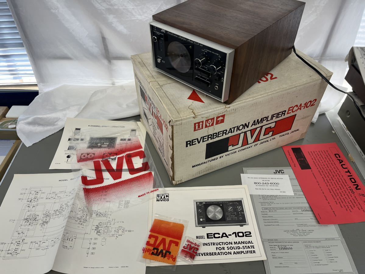 Yahoo!オークション - 美品 JVC ECA-102 リバーブアンプ 説明 Yahoo!オークション - 美品 JVC ECA-102 リバーブアンプ 説明