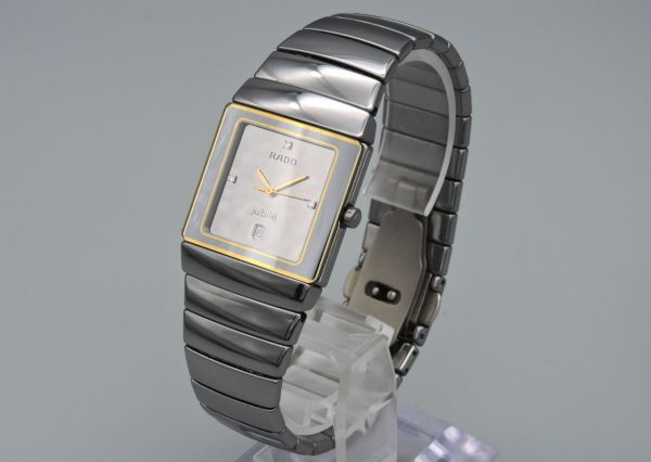 ●本体のみ RADO ダイヤスター JUBILE 152.0332.3 クォーツ 腕時計 シルバー ラドー ジュビリー 約18cm_画像1