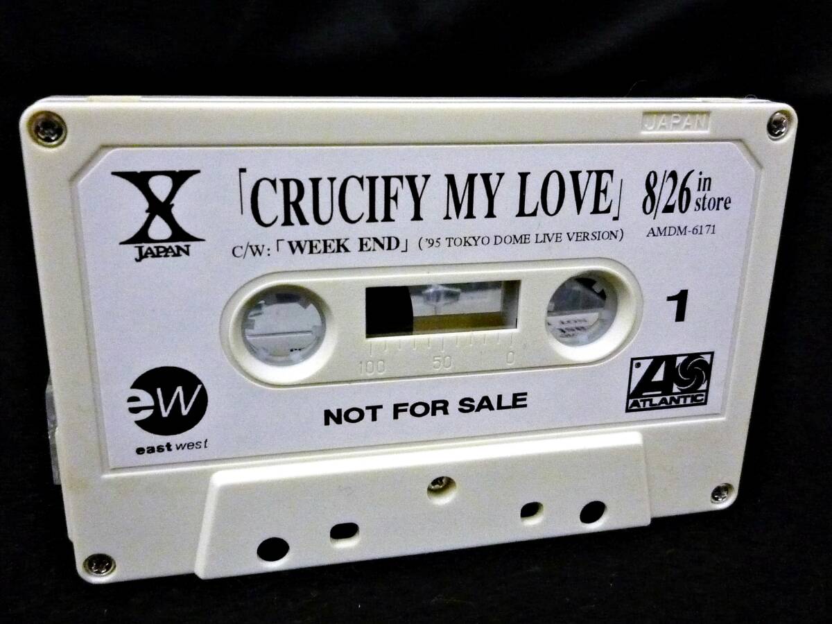 ★X JAPAN★カセットテープ★CRUCIFY MY LOVE/WEEK WND★非売品_画像3