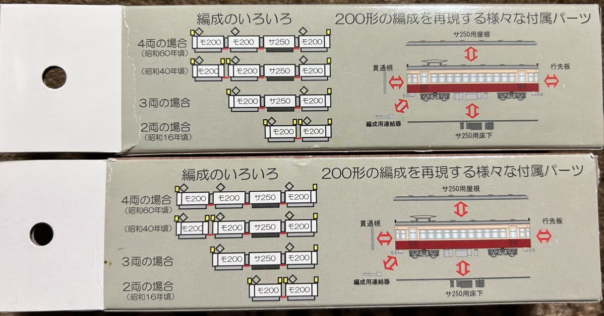 ワンマイル　西日本鉄道　200形　2両S ダイキャスト製　1/150_画像2
