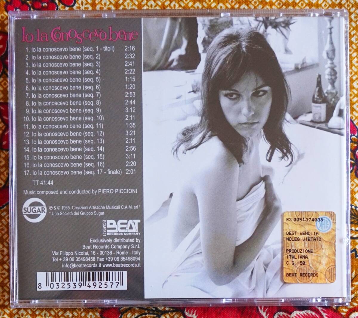 【廃盤CD】私は彼女をよく知っていた / ピエロ ピッチオーニ →アントニオ ピエトランジェリ・エットレ スコーラ・フランコ ネロの画像2