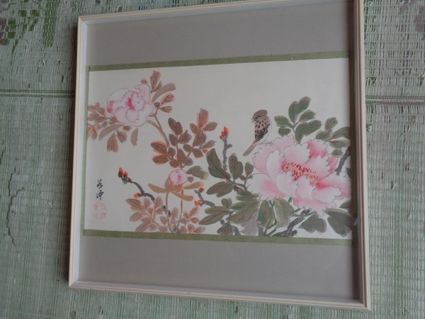 【本物保証品】伊藤若冲　　花鳥図　　絹本　　蔵出し品_画像1