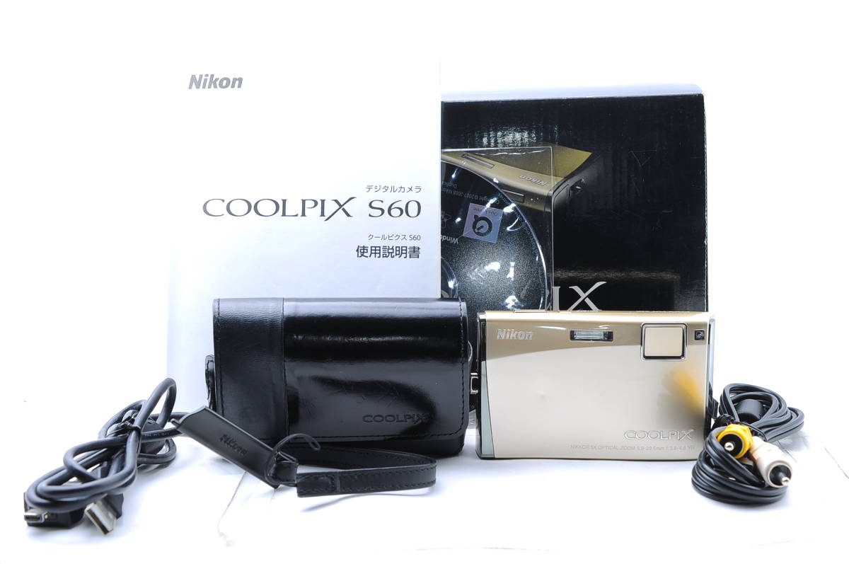 ★実用並品★ ニコン NIKON COOLPIX S60 元箱_画像2