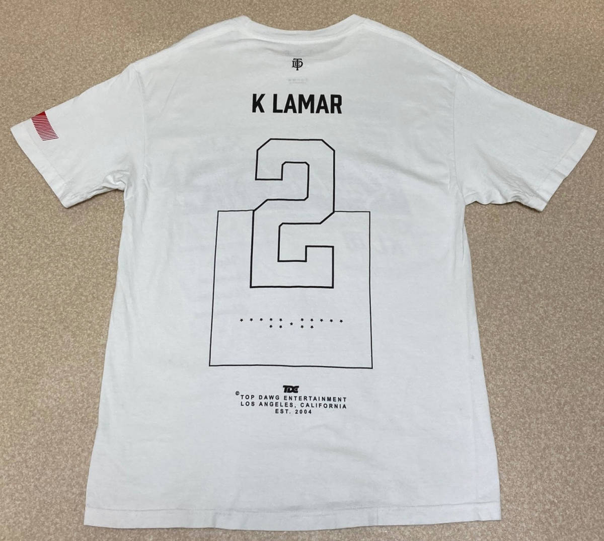 ケンドリックラマー Tシャツ L KENDRICK LAMAR TDEオフィシャル raptee hiphopの画像2