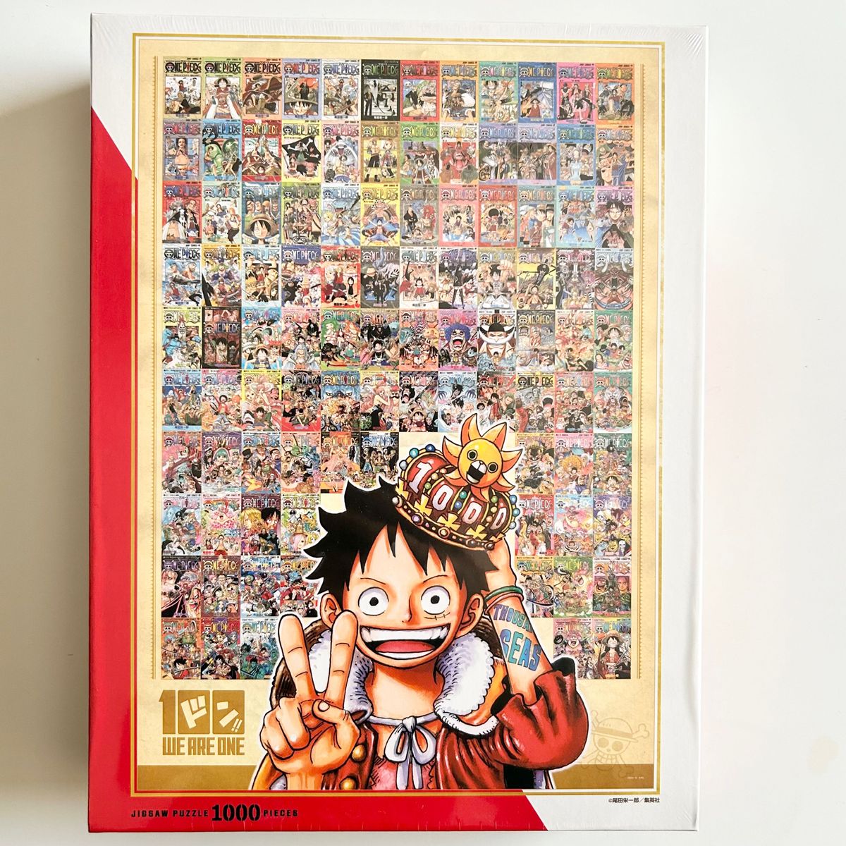 【新品】ワンピース ジグソーパズル 1000ピース we are one|