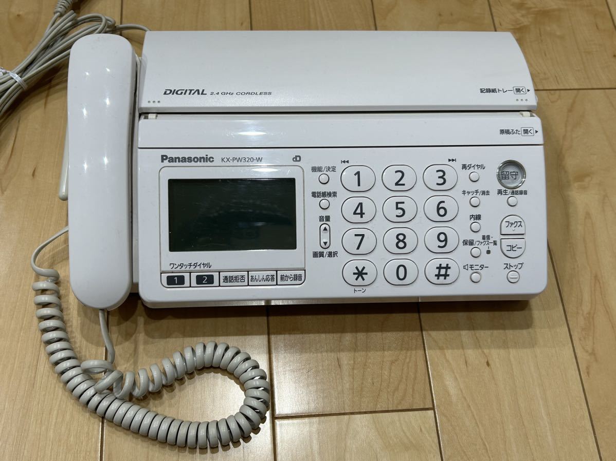 パナソニック　KX-PW320-W （中古）FAX電話機 _画像2