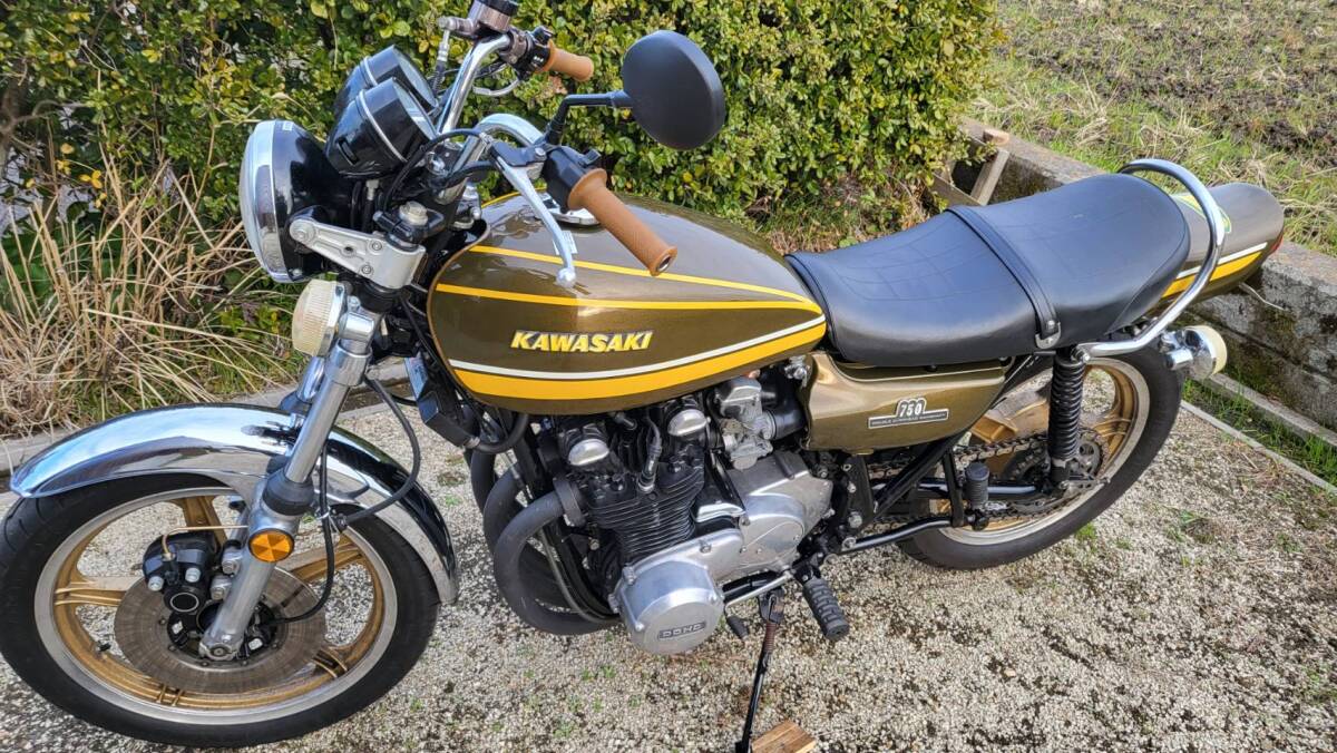 Z2 Z750RS 車体 車検R6年12月まであり ★Z1fxd1mk2cb★の画像3