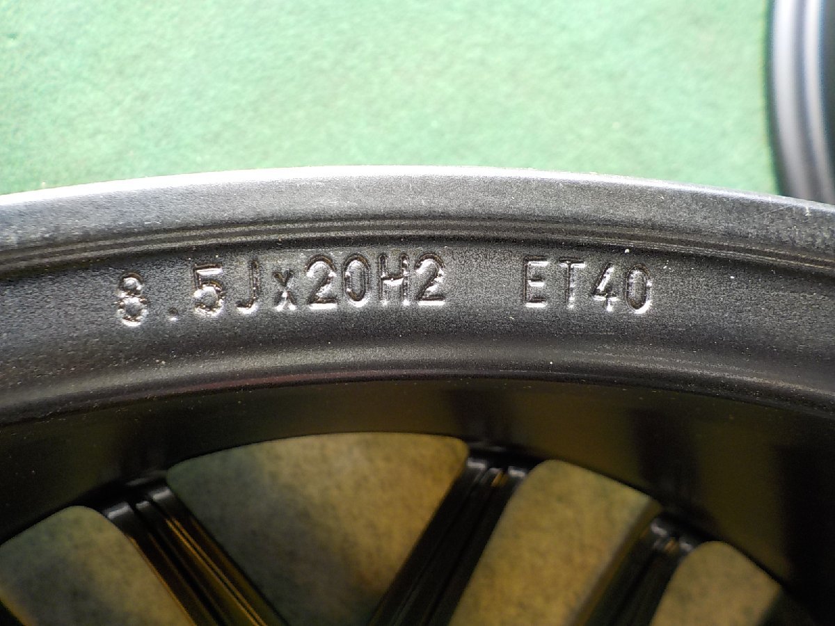 H20049 ＢＢＳ ＧＥＲＭＡＮＹ ＣＣ－Ｒ サテンブラック 正規品 アルファード ヴェルファイア 等 ８．５Ｊ ＋４０ ＰＣＤ１１４．３ ５穴_画像10