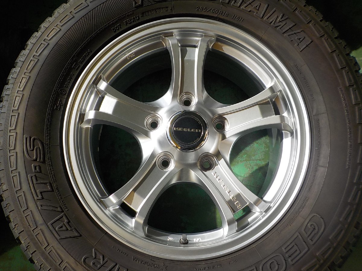 HS18024 ウェッズ キーラー ランドクルーザー １００ ２００ 等 ジオランダー 285/60R18 付き ８Ｊ +５２ ＰＣＤ１５０ ５穴_画像2