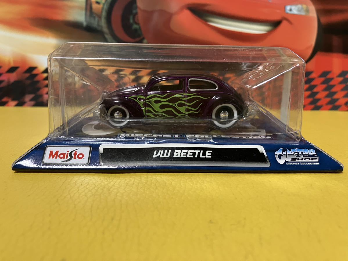 1/64 マイストMaisto カスタムショップ custom shop VW BEETLEの画像1