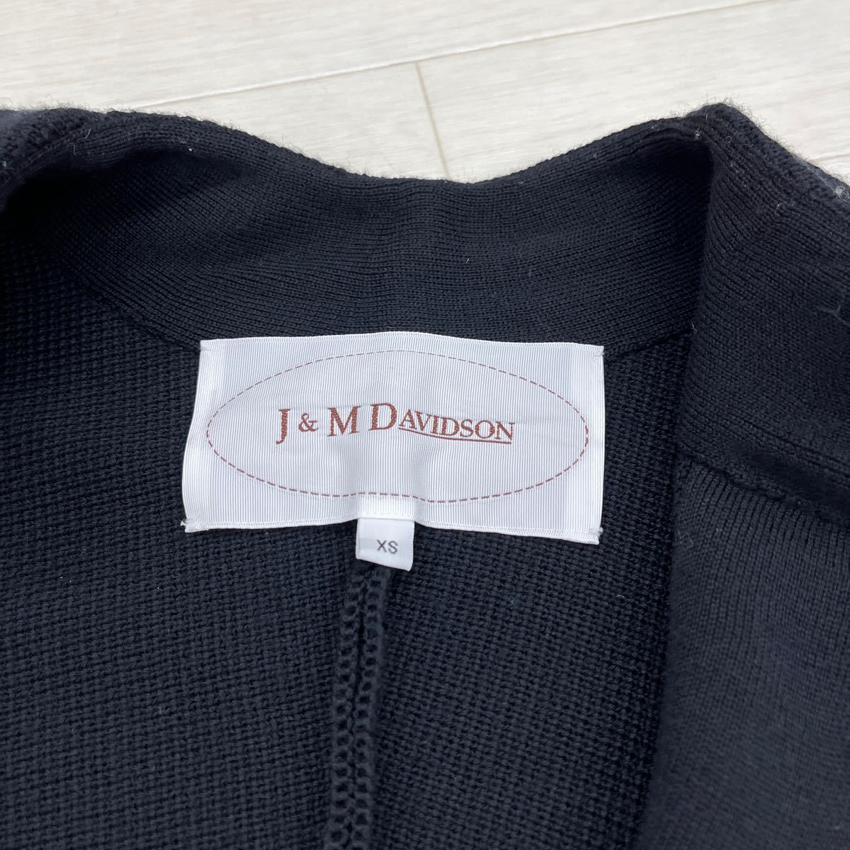 1344* J&M Davidson J and M Davidson tops кардиган длинный одноцветный casual черный женский 