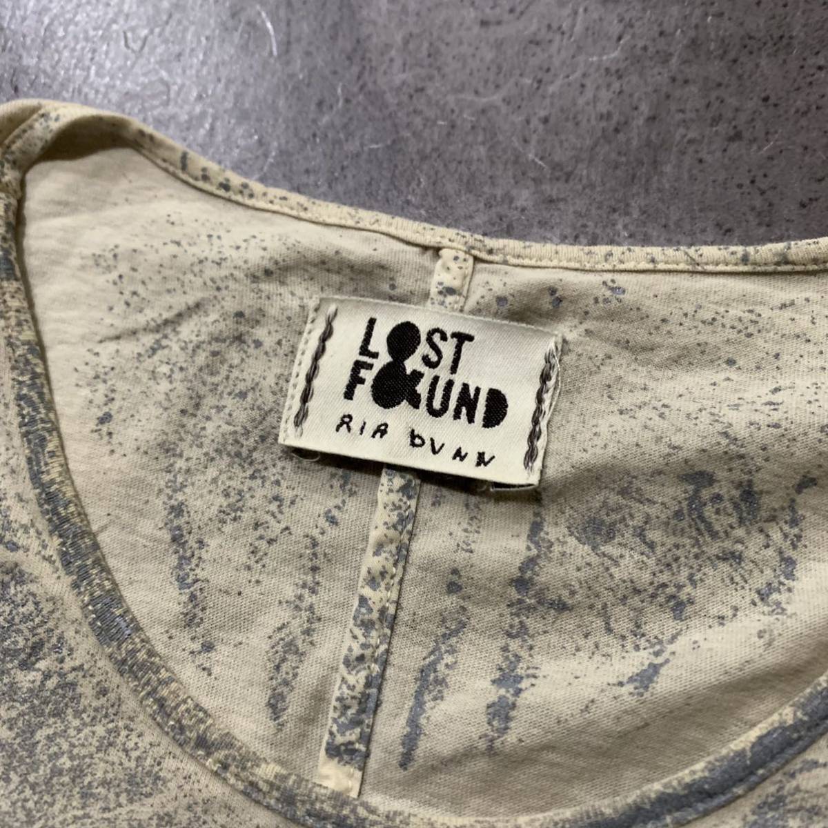 D ☆ 洗練されたデザイン!! 'イタリア製' LYFT リフト LOST FAUND 半袖 コットン100% Tシャツ カットソー size:S メンズ トップス 紳士服_画像6