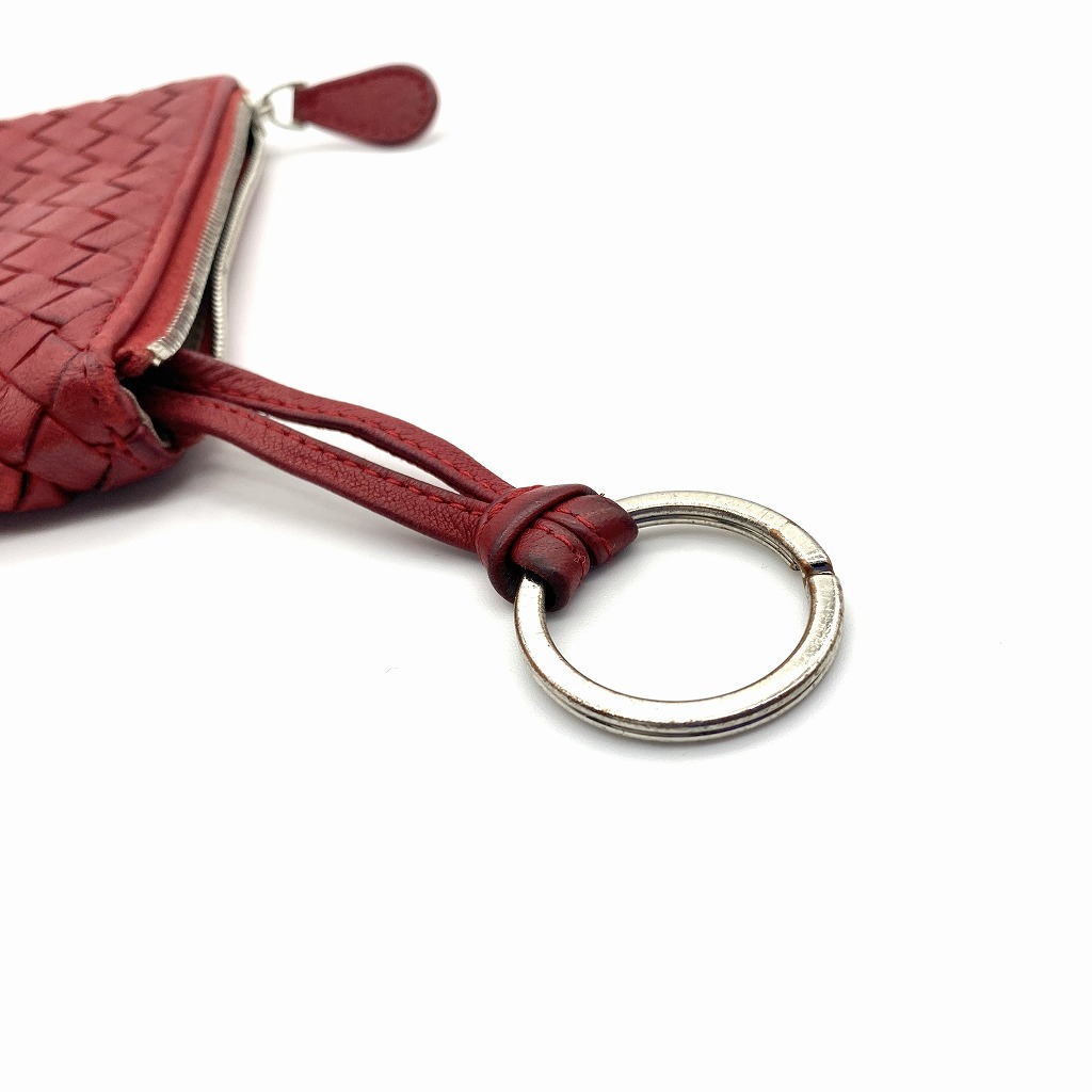 Bottega Veneta Intrecciato Coin Case Red ボッテガ イントレチャート コインケース