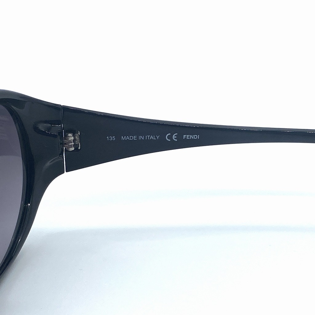 Fendi Zucca pattern oval sunglasses black FS5155K ズッカ柄 オーバル サングラス ブラック_画像6