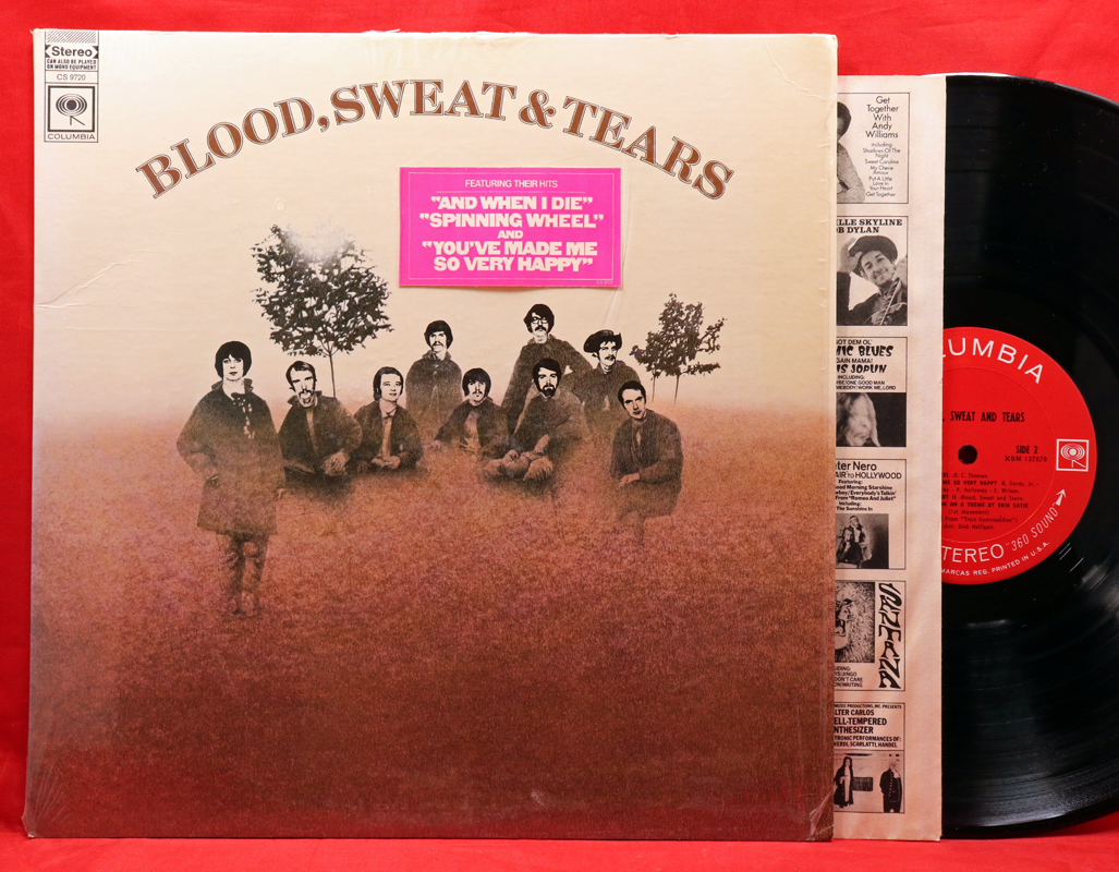 ♬ US COLUMBA原盤！シュリンク極美品【2-Eye 360 SOUND マト1 Santa Mariaプレス】● BLOOD,SWEAT & TEARS *BST 血と汗と涙*　美再生_画像1