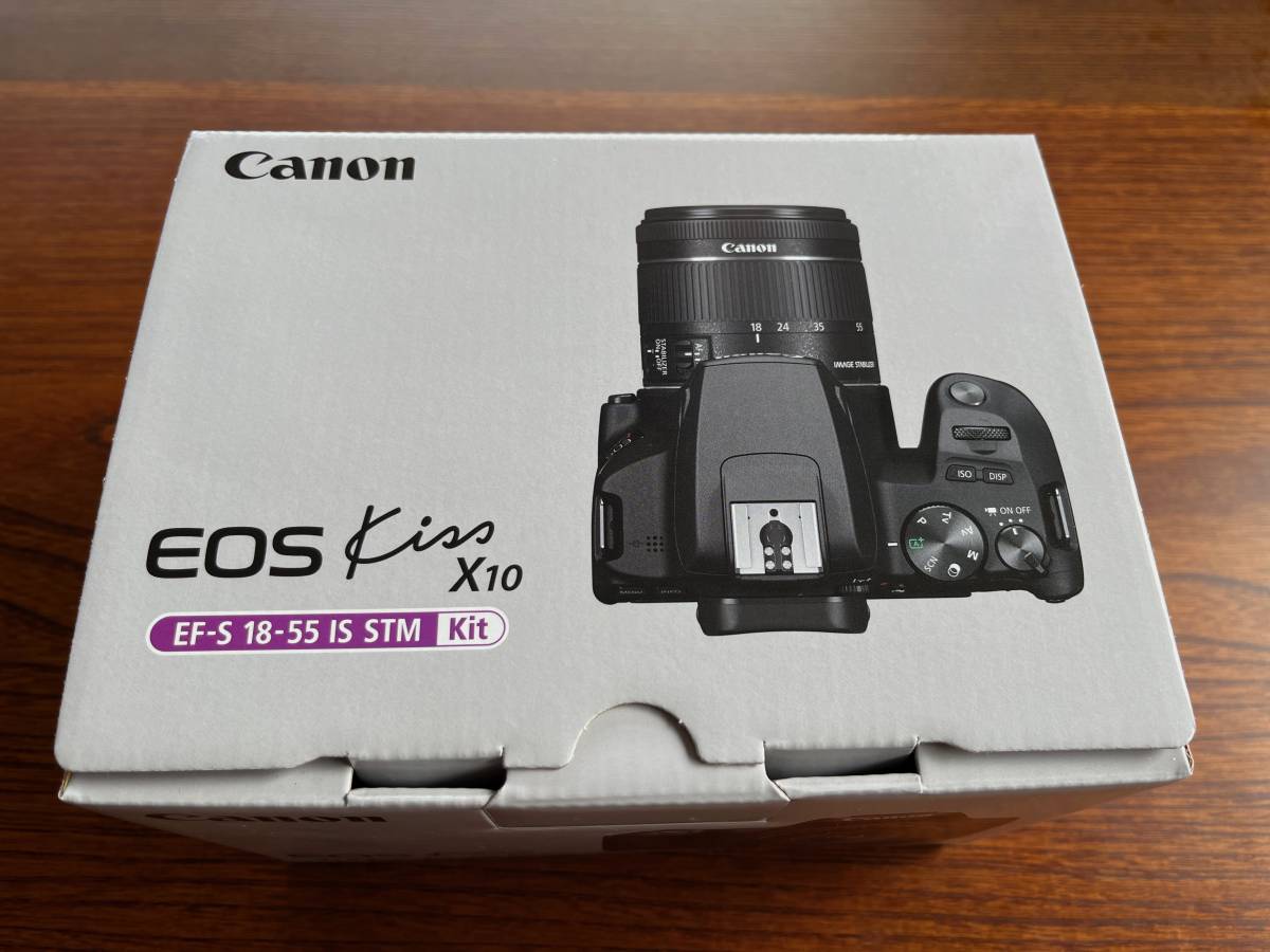 Canon キャノン デジタル一眼レフカメラ デジカメ EOS Kiss X10 標準ズームキット 黒 ブラック　 送料無料 新品未使用_画像2