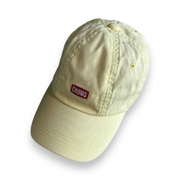 CHUMS Chums CH05-1218 bush Pilot cap embroidery Logo 6 panel cotton cap hat clothing accessories 60cm light yellow 
