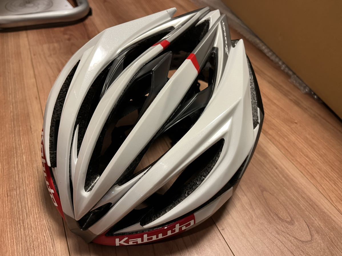【中古・落車なし】OGK 自転車用ヘルメット ZENARD EX Lサイズ 2019年製造 未使用付属品あり_画像1