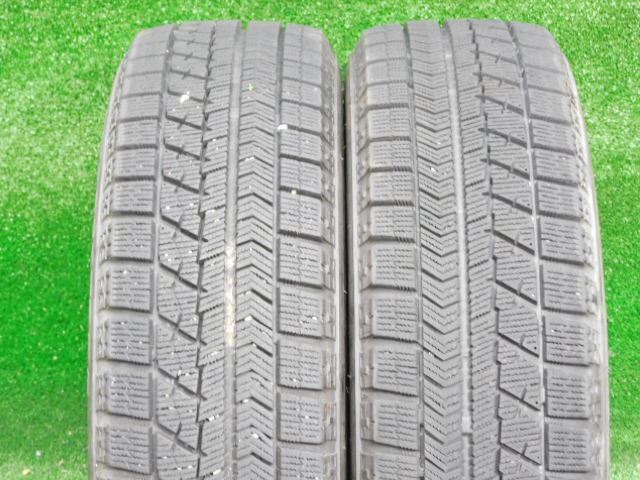 中古 ホイールタイヤ 4本 155/65R14 2019年製 8分山 社外アルミ スタッドレス タイヤ ブリザック VRX_画像9