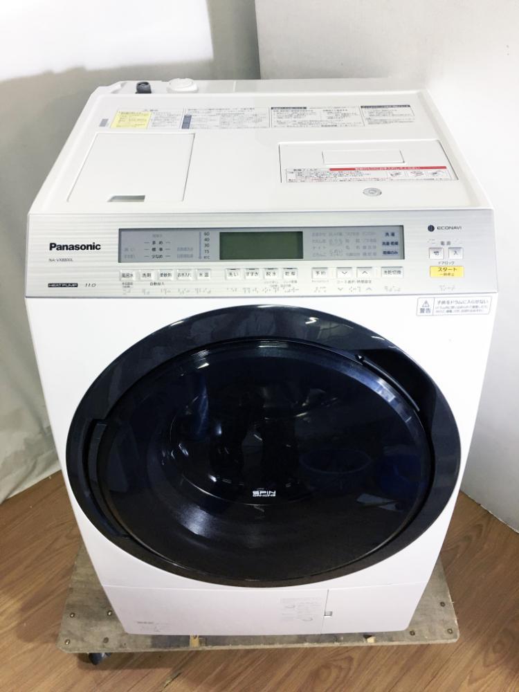 地域限定送料無料★極上超美品 中古★Panasonic 11㎏ 温水洗浄力「温水泡洗浄W」ドラム式洗濯乾燥機【NA-VX8800L】CW4C_画像3