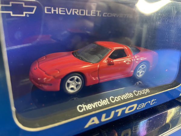 T-61 AUTO art 1/64 Chevrolet Corvette シボレー コルベット 2台セット_画像2