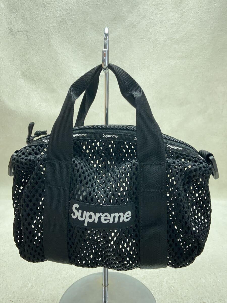 品質は非常に良い Supreme◇23SS/Mesh Mini Bag/ポリエステル/ブラック