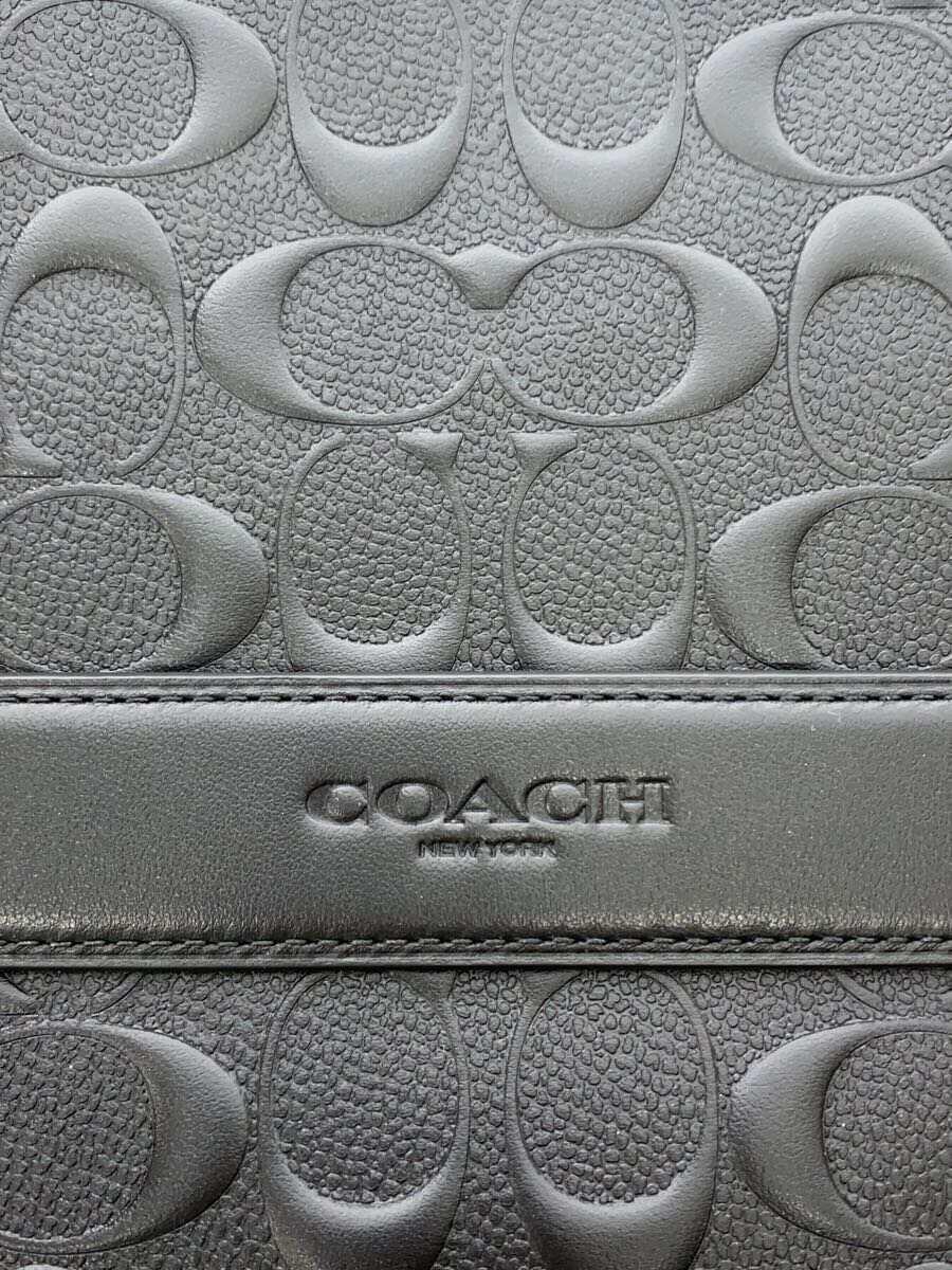 COACH◆セカンドバッグ/レザー/BLK/総柄/L1980-F75914_画像5