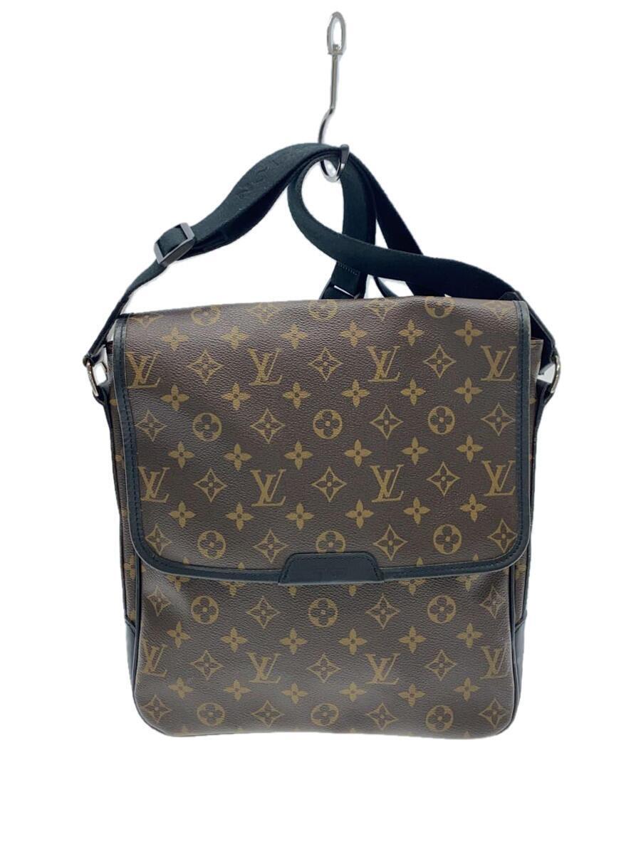 LOUIS VUITTON◆バスMM_モノグラム・マカサー_BRW/PVC/BRW_画像1