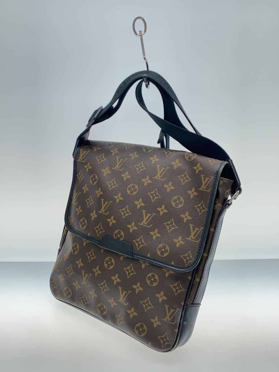 LOUIS VUITTON◆バスMM_モノグラム・マカサー_BRW/PVC/BRW_画像2