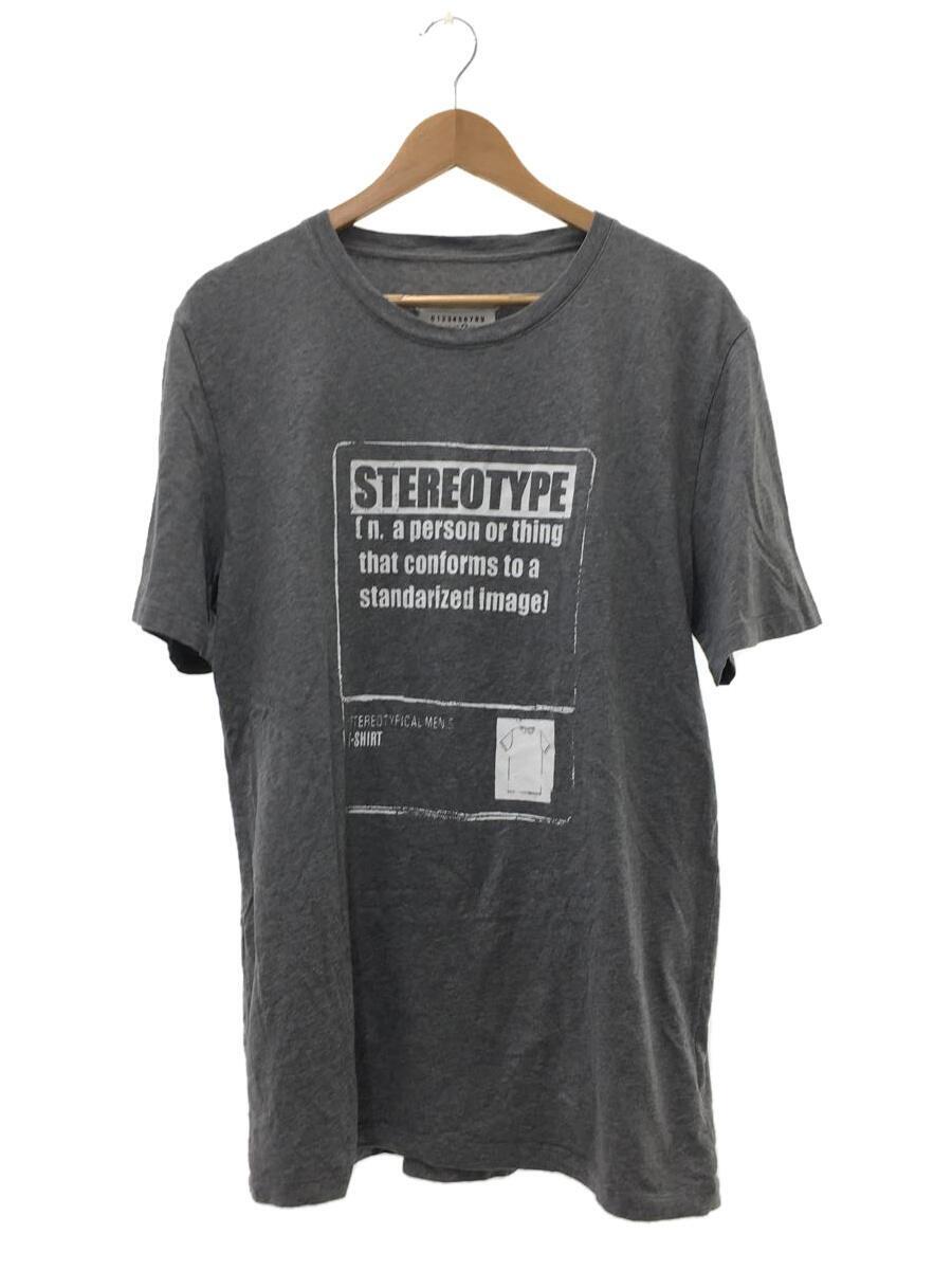 Maison Margiela◆18AW/STEREOTYPE/Tシャツ/52/コットン/GRY/S50GC0515 S23182