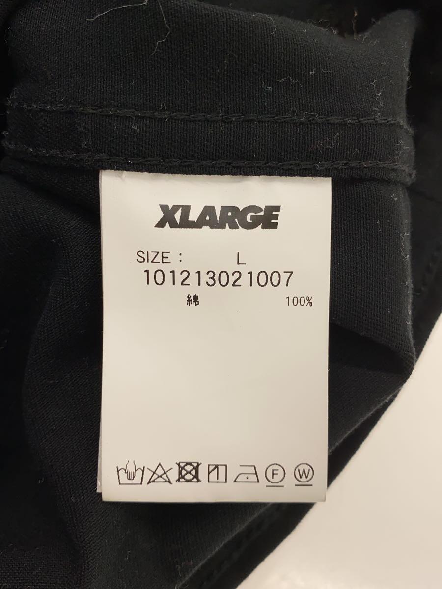 X-LARGE◆ミリタリージャケット/L/コットン/BLK/無地/1012130210074_画像4