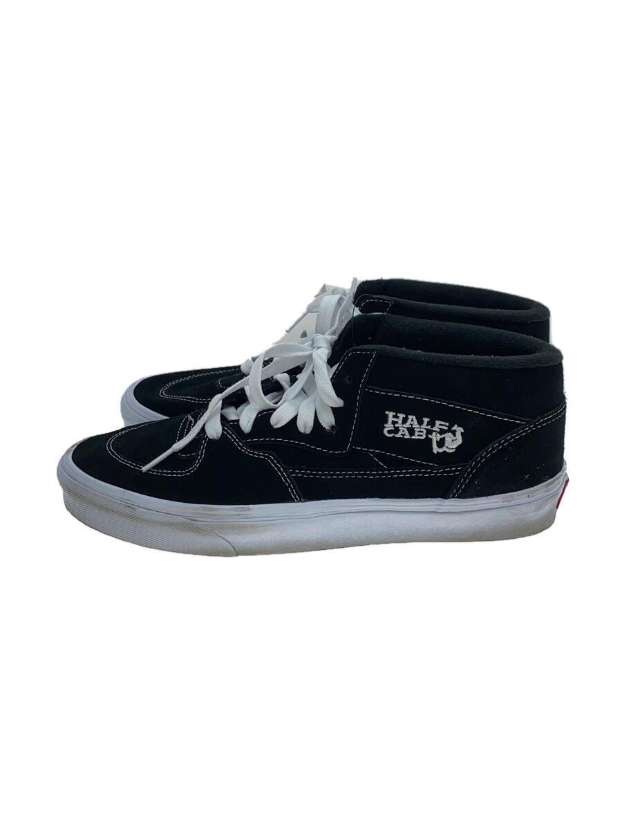 VANS◆ハーフキャブ/ハイカットスニーカー/US10/BLK/スウェード/VN000DZ3BLK_画像1