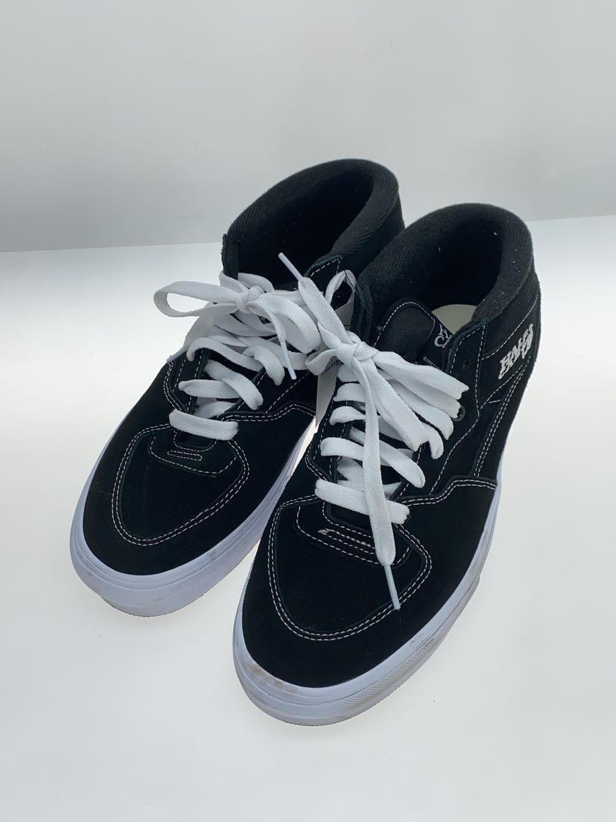 VANS◆ハーフキャブ/ハイカットスニーカー/US10/BLK/スウェード/VN000DZ3BLK_画像2