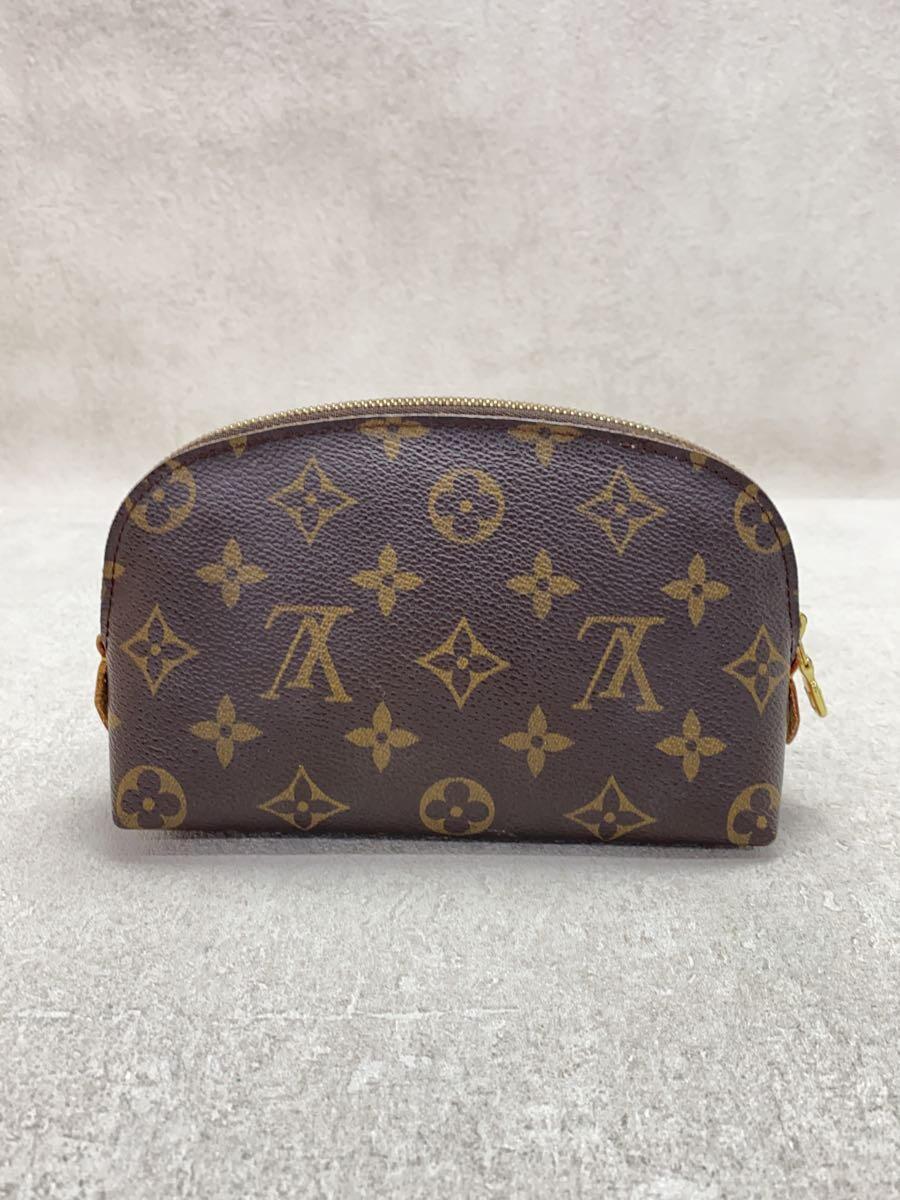 LOUIS VUITTON◆ポシェット・コスメティックPM_モノグラム・キャンバス_BRW/M47515_画像3