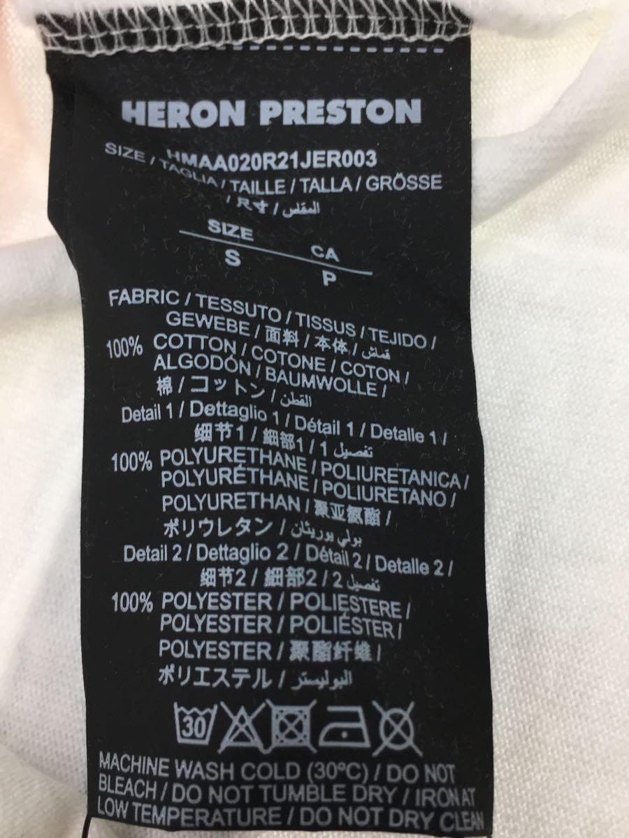 HERON PRESTON◆Tシャツ/S/コットン/WHT_画像4