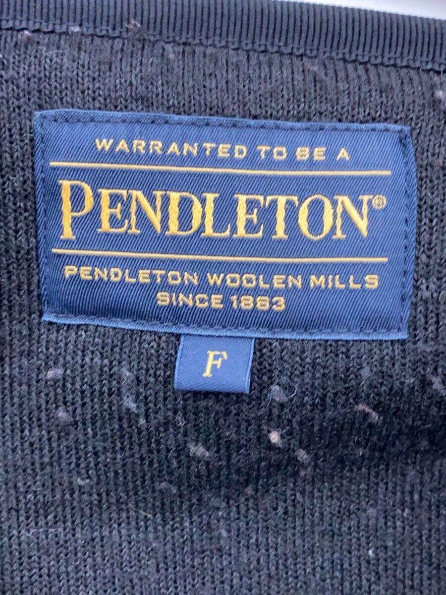 PENDLETON◆フリースジャケット/FREE/ポリエステル/BLK/1475-5105_画像3