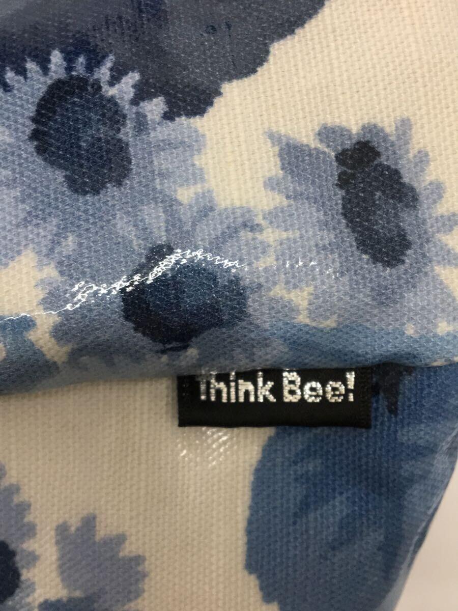 Think Bee!◆ネバーエンディングブルーローズ/ハンドバッグ/PVC/BLU/花柄_画像9