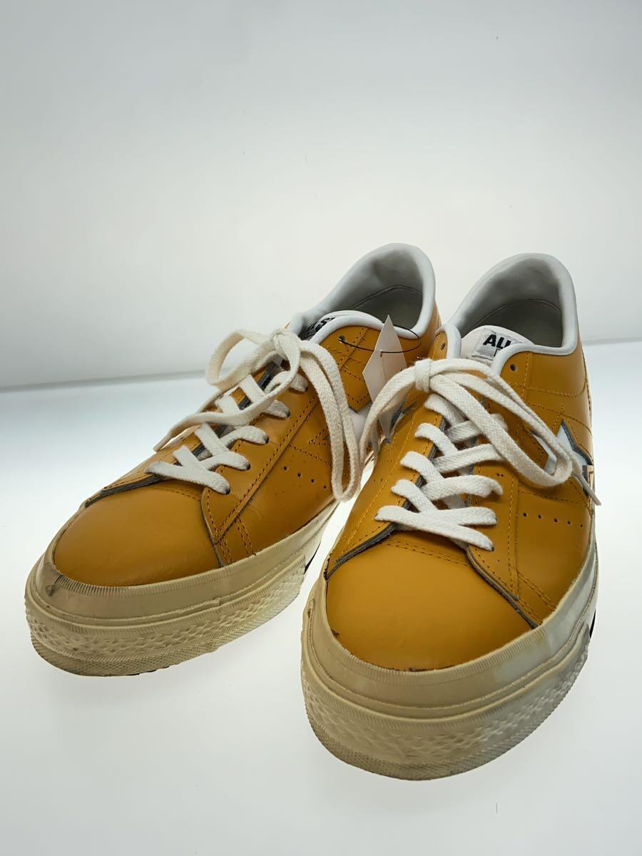 CONVERSE◆ローカットスニーカー/US8.5/ORN/レザー/onestar_画像2