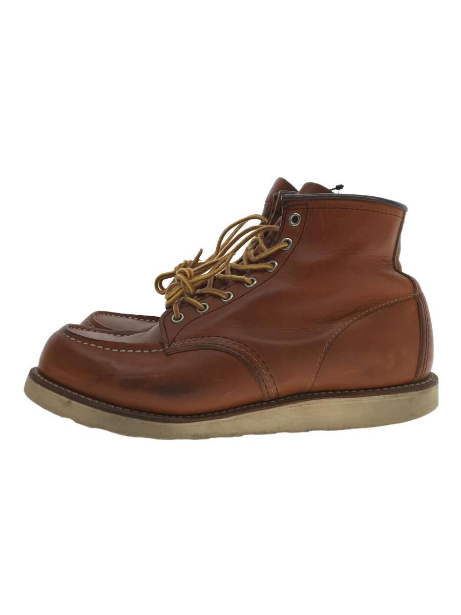 RED WING◆レースアップブーツ/27cm/BRW/レザー/875/CLASSIC MOC