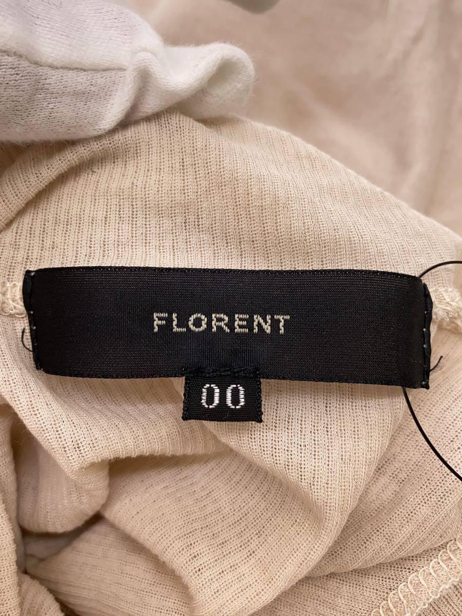 FLORENT*23AW/tereko high‐necked tops /0/ cotton / beige /2311F06002