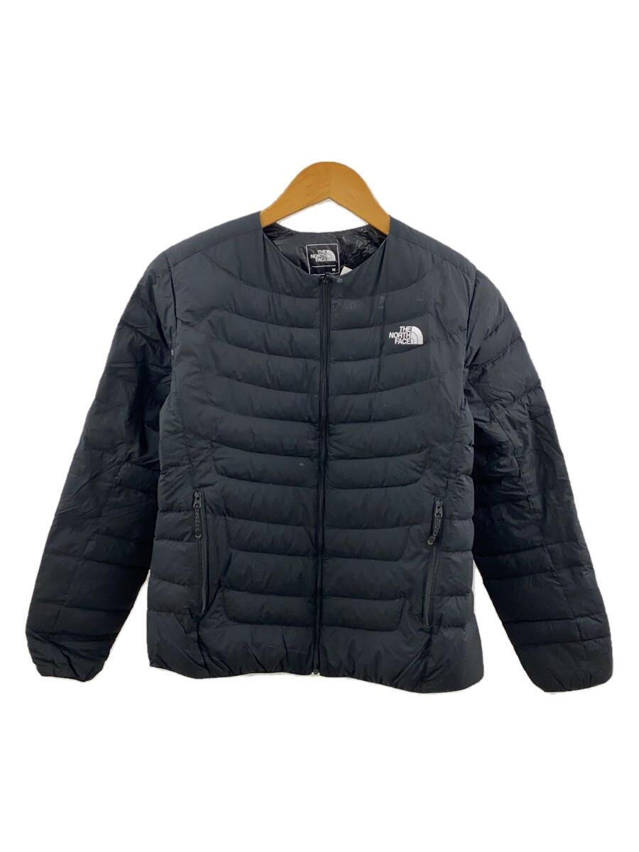 THE NORTH FACE◆THUNDER ROUNDNECK JACKET_サンダーラウンドネックジャケット/M/ナイロン/BLK