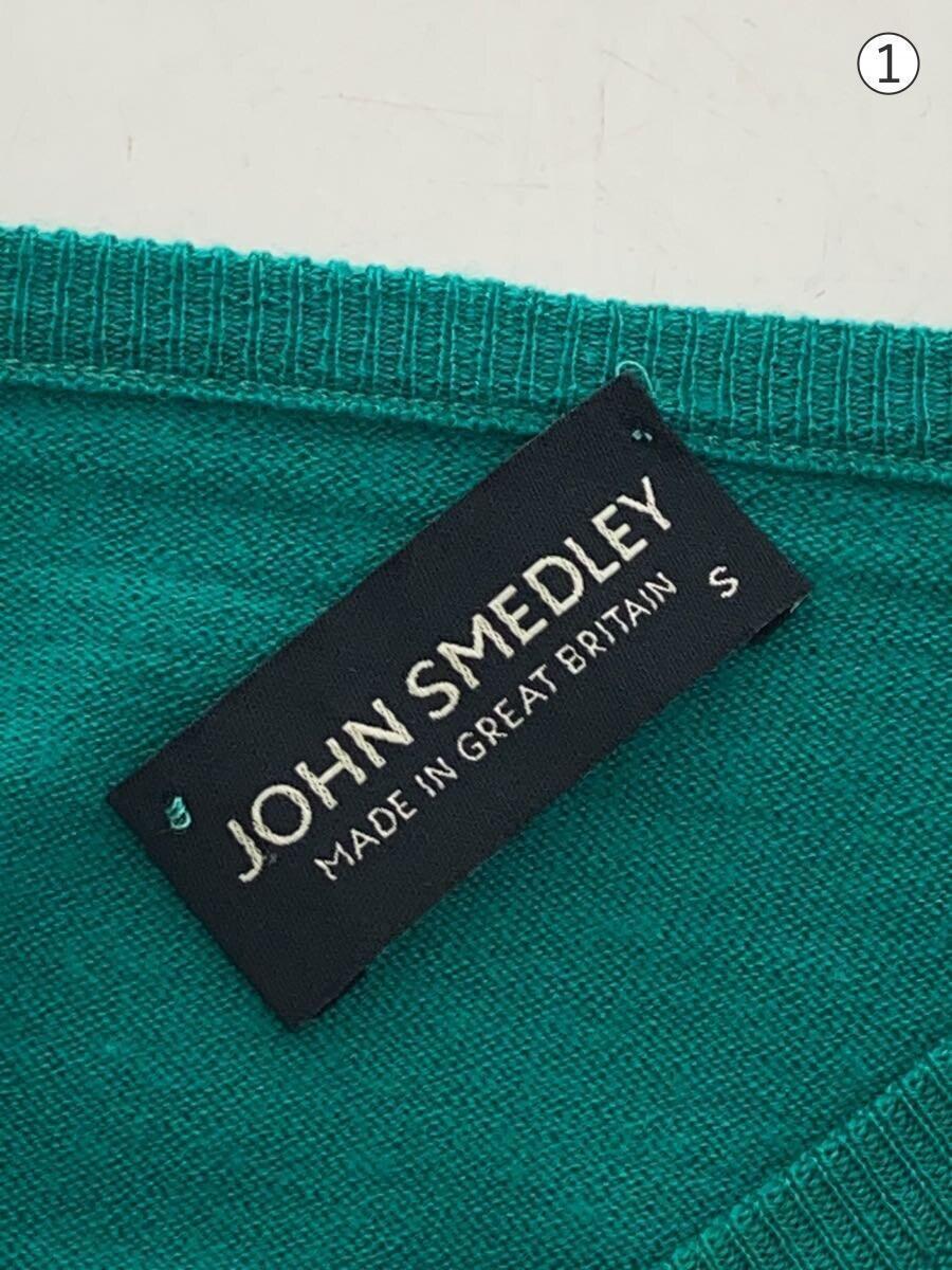 JOHN SMEDLEY* sweater /S/ cotton / green 