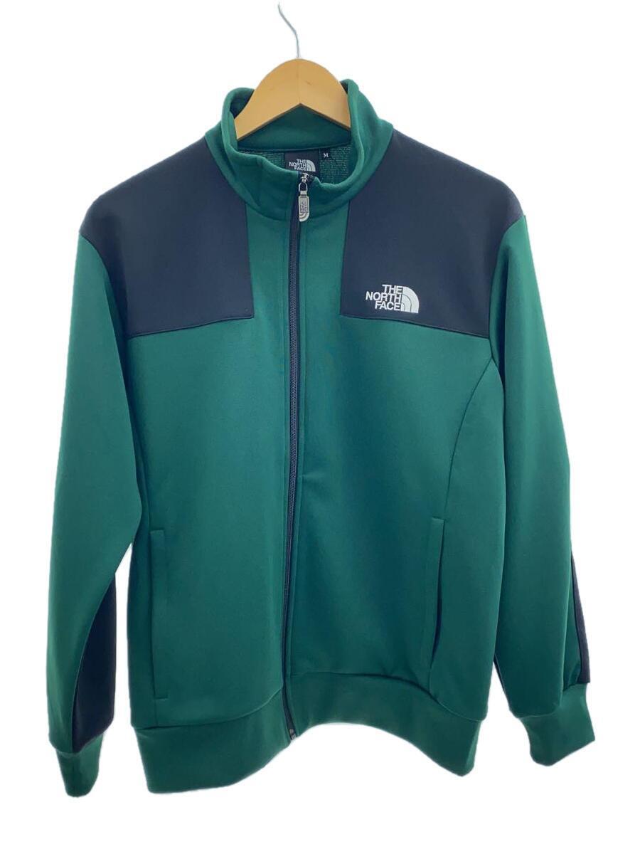 THE NORTH FACE◆JERSEY JACKET_ジャージジャケット/M/ポリエステル/GRN/無地