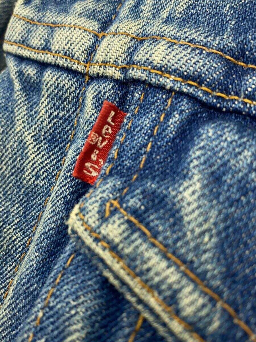 Levi’s◆Gジャン/18/コットン/IDG/無地/70706-0216_画像5